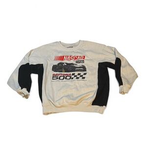 NASCAR Daytona 500 Men's Black and White Sweater